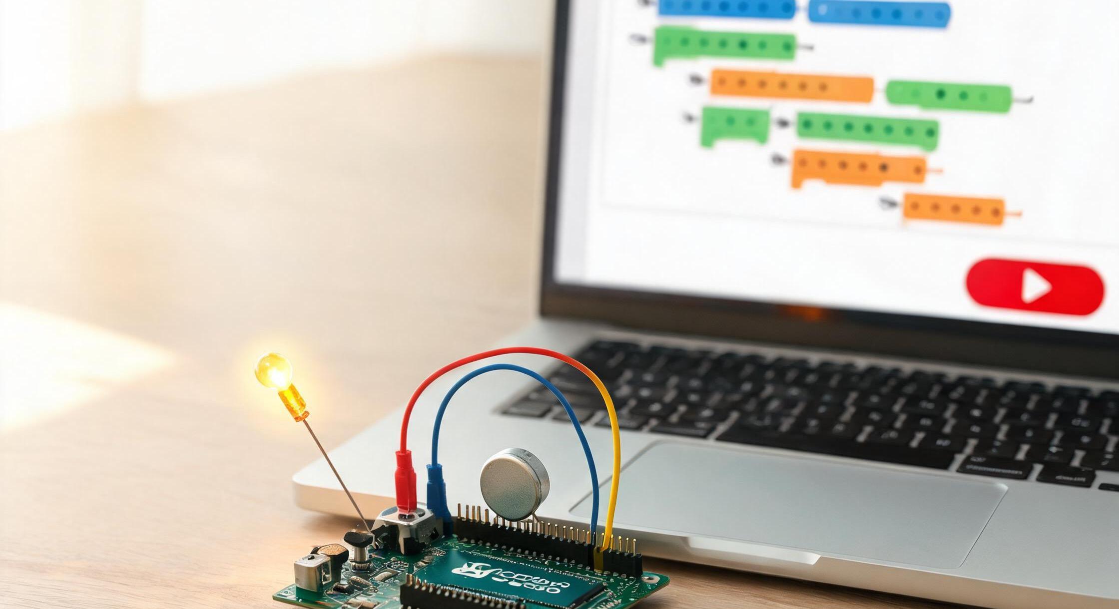用 Mind+ 积木编程点亮 Arduino 电路板